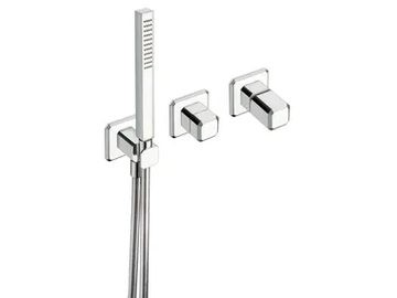 ITALY CRIIT602 - Single handle bathtub set with hand shower by CRISTINA Rubinetterie - view 2